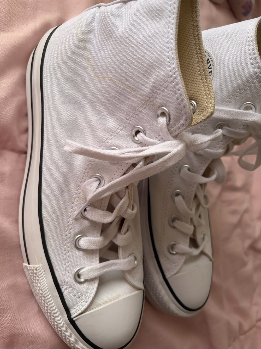 White Platform Converse - Picture 3 of 7
